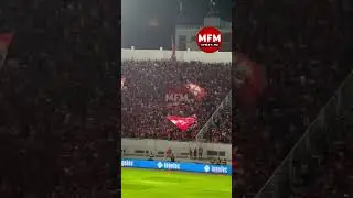 جماهير الوداد تُبدع وتزين مدجات ملعب الزاولي بأغانيها المعتادة 🔴⚪