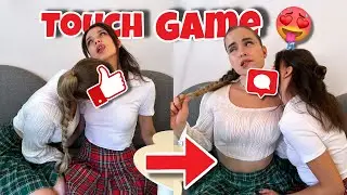 Touch Challenge With Beautiful Girls In Coffee House 