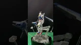 High Grade Aerial Gundam with Water Slide Decals and Action Base.
