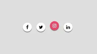 How To Create Social Media Buttons Hover Effect using HTML , CSS  #codes_programmer‏