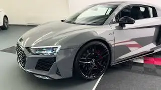 Audi R8 V10 Facelift in Nardograu &ndash; 570 PS Quattro | Laserlicht & B&O Sound | MB Carcenter Schweiz