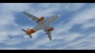 Flight Movie| Manchester ✈ Londres Gatwick EasyJet (Storm Doris)