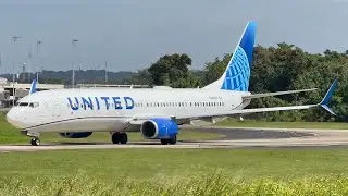 UNITED OPERANDO EN PUERTO PLATA Y EN EL AEROPUERTO CIBAO | #aviation #airport #airplame