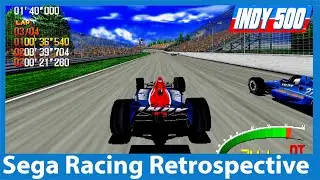 Indy 500! Just Daytona USA with Indy Cars! and That's a GOOD Thing! The Model 2 Arcade Game