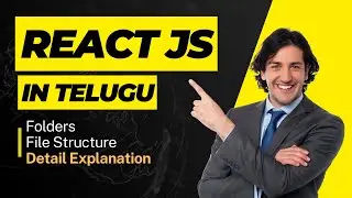 React JS folder structure in Telugu | React JS Tutorials | Part - 2 | React js | reactjs | React JS