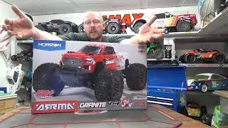 SORTIE DE LA BOITE  ARRMA GRANITE V3 BLX avec RACE RC MODELSIME