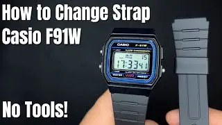 How to Change Strap on Casio F91W