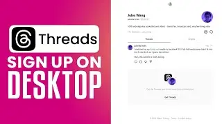 How To Sign Up For Threads On Desktop (2026) Easy Tutorial