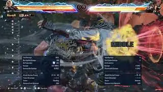 Paul | Optimal QCF2 Heat Dash Combos (Situational)(Season 1)