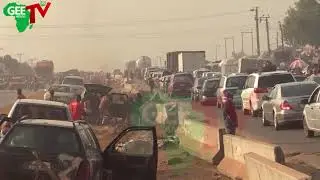 Christmas' Travel: Traffic Situation From Gwagbalada Abuja-Lokoja Road
