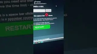 Attempt google record for space clicks