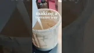 Learn how to make a terrazzo tray ✌ #shorts #terrazzo #neutraldecor