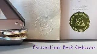 How to use the book embosser? #embosser #bookembosser #bookishgifts #library #booklover #bookworms