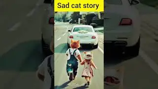 cat sad and inspiring story😺😺 #motivation #music #ai #animals#save#subscribe#support#trend#treanding