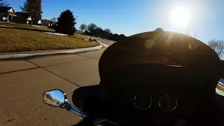 A rare winter Harley ride in Nebraska