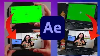 Как легко заменить зеленый экран на мобильном телефоне и ноутбуке в After Effects