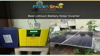 Eastman 1kva mppt solar inverter with solar Lithium battery LFP 240, installation chennai