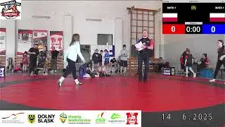 4 TURNIEJ DOLNOŚLĄSKIEJ LIGI W ZAPASACH KOBIET BOGUSZÓW-GORCE 14.06.2025 MATA 1