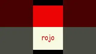 Colors in Spanish  | #shorts |  learn Spanish