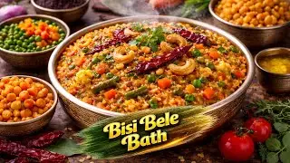 ಈ ರೀತಿ ಒಮ್ಮೆ ಮಾಡಿ ಬಿಸಿಬೇಳೆ ಬಾತ್&zwnj; | Karnataka Style Authentic Bisi Bele Bath @VGKitchenKannada