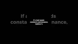 Reduce friction.#systems #productivity #tools