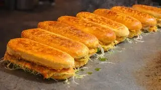 Super king shami burgers - eggs burger making skills | street food challenges - Asian street food!🤔