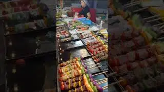 Night market in Aonang in the Krabi region of Thailand