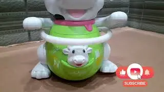 Dancing Cute Cow Toy Light Music Toy For Kids Unboxing & Testing
