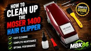 How to clean up the MOSER 1400 hair clipper diy