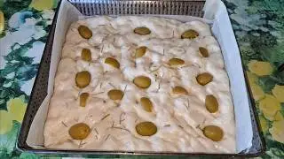 FOCACCIA RECETA original sin Aceite de OLIVAS la más fácil