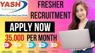 Yash Technologies is hiring Freshers off campus Recruitment