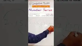 Number series reasoning #ssc #math #reasoning #competitiveexam #maths #ssc #ssccgl #sscmath #sscchsl