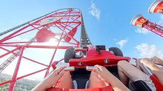 Red Force POV в Ferrari Land | САМЫЕ ВЫСОКИЕ и БЫСТРЫЕ американские горки в Европе