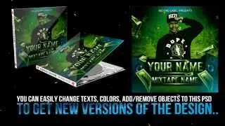 Mixtape Cover Template PSD !