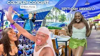 BEST COLDPLAY CONCERT EVER + MIAMI BIRTHDAY WEEKEND | QUITE PERRY