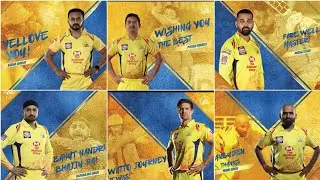 CSK Team Released Players List For IPL 2021 | 100% Official | #Shorts