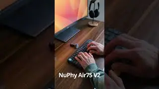 NuPhy Air75 V2 vs V3 #nuphy #asmr #typing #keyboard #typingtest