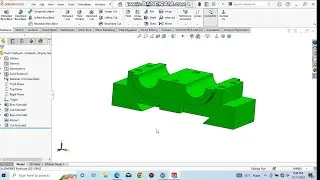 Dual Bearing Assembly Part 1 Base design in solidworks