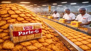 Inside the Parle-G Biscuit Factory 🍪 | How Millions of Biscuits Are Made Every Day