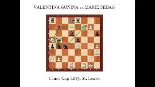 XADREZ: VALENTINA GUNINA vs MARIE SEBAG