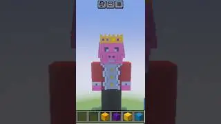 i build Technoblade statue in my world#minecraft #technoblade #technobladeneverdies #gaming #mrbeast