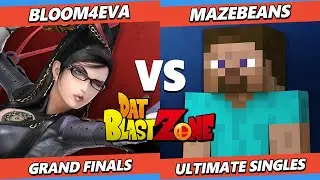 DAT BlastZone 33 GRAND FINALS - MazeBeans (Steve) Vs. Bloom4Eva (Bayonetta) Smash Ultimate - SSBU