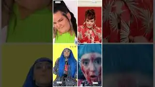 Netta - TOY - Israel x ashnikko - STUPID Feat ।। Autotune Vs no autotune #battleofsong #shorts #love