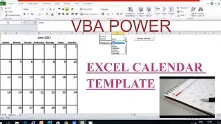 How to create excel calendar template -free with download link