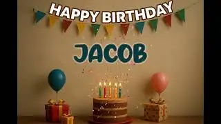 Jacob’s Happy Birthday Song 🎈 | Custom Track by XBirthdays for Kids & Adults | 2026
