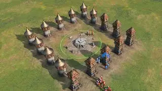 Age of Empires 4 - 4v4 CASTLE BLOOD AUTOMATIC RUSH | Multiplayer Gameplay