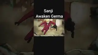Sanji Awakens Ifrit Jambe (Blue Fire) W/ Haki Vs Queen  #onepiece #anime #awakening #sanji #queen