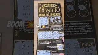 🔥Winner Winner!!🔥 GOLDEN CASINO 🔥 #lottery #lotterygames #bigwin #scratchofftickets