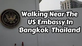 Прогулка возле посольства США в Бангкоке, Таиланд