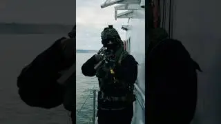 Het Fleet Marine Squadron oefent alle procedures tijdens diverse boarding scenario&rsquo;s tijdens de NOST